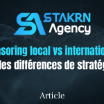 Sponsoring local et international